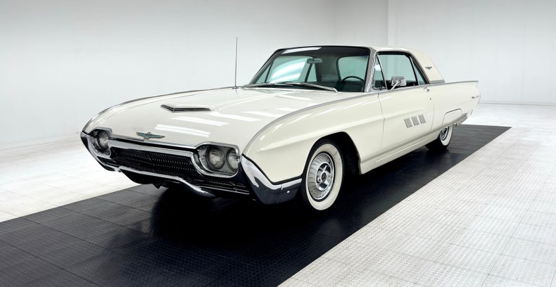 Ford-Thunderbird-1963-White-Black