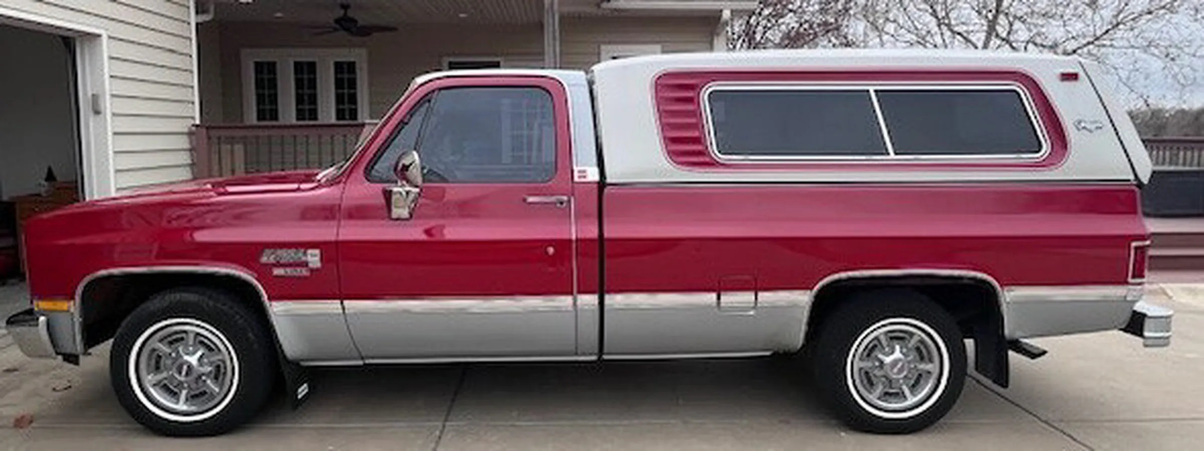 Gmc-Sierra-1500-1982-Carmine-Red-amp-Silver-Red-13