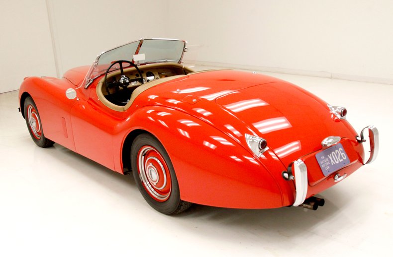 Jaguar-Xk120-1954-Red-Beige-23