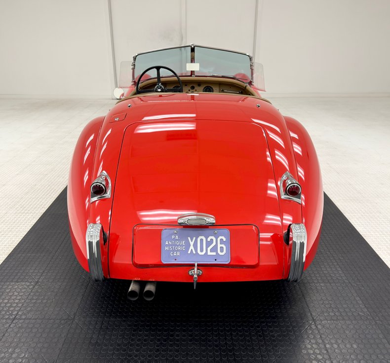 Jaguar-Xk120-1954-Red-Beige-25