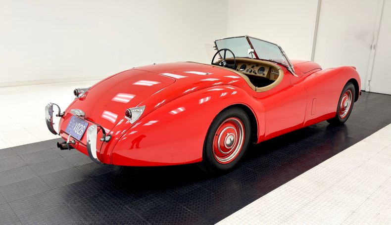 Jaguar-Xk120-1954-Red-Beige-27