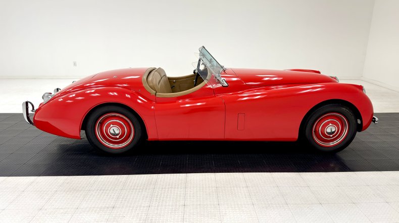 Jaguar-Xk120-1954-Red-Beige-28