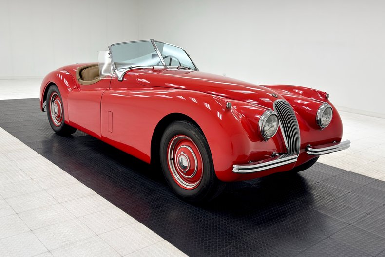 Jaguar-Xk120-1954-Red-Beige-29
