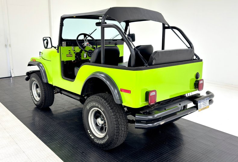 Jeep-Cj5-1973-Neon-Green-Black-1