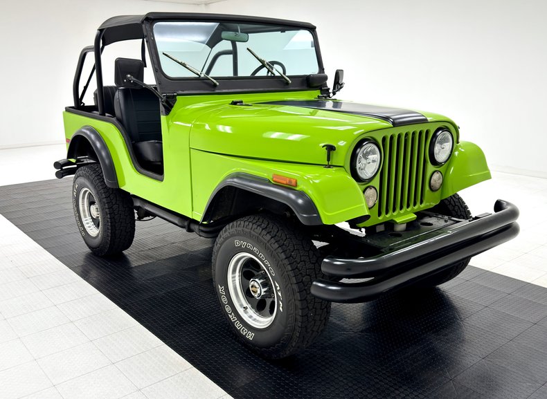 Jeep-Cj5-1973-Neon-Green-Black-11