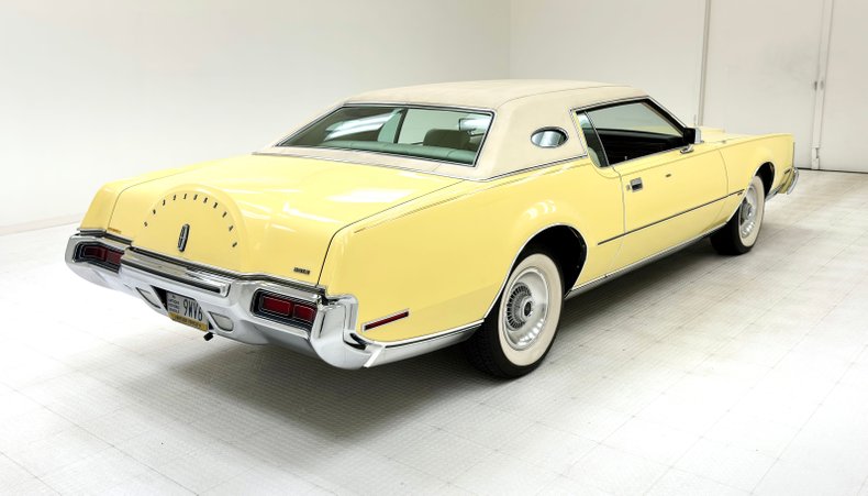 Lincoln-Continental-1973-Yellow-White-9