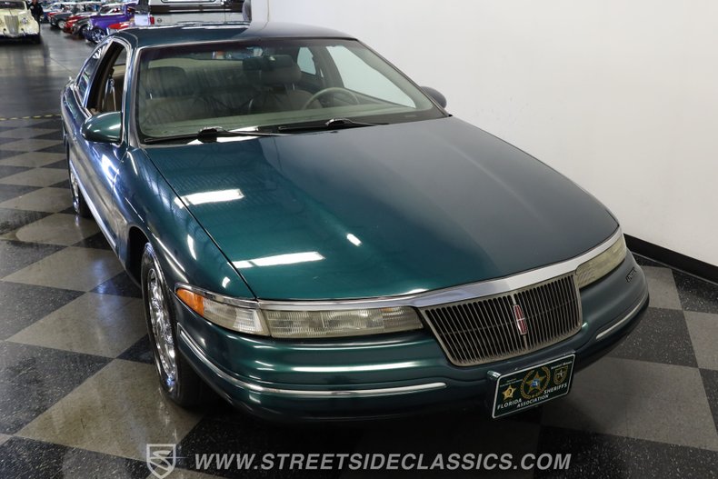 Lincoln-Mark-viii-1993-Deep-Jewel-Green-Tan-20