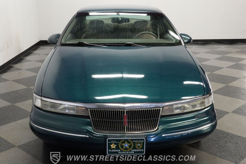 Lincoln-Mark-viii-1993-Deep-Jewel-Green-Tan-21