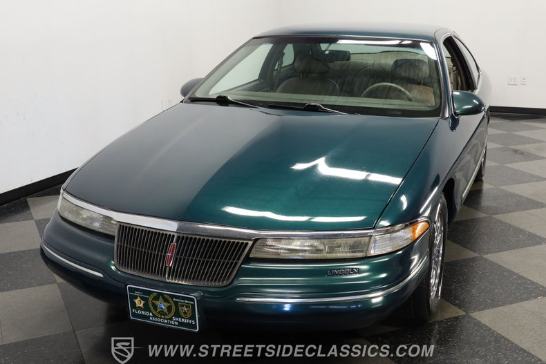 Lincoln-Mark-viii-1993-Deep-Jewel-Green-Tan-22