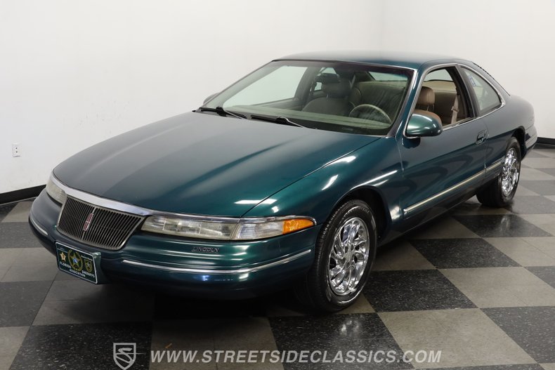 Lincoln-Mark-viii-1993-Deep-Jewel-Green-Tan-45