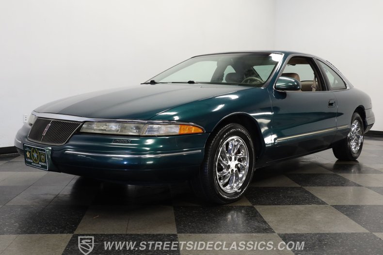 Lincoln-Mark-viii-1993-Deep-Jewel-Green-Tan-48
