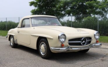 Mercedes-benz-190sl-1963-Ivory-Red