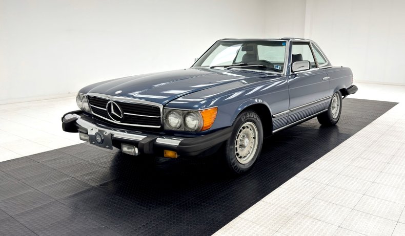 Mercedes-benz-380sl-1984-Dark-Lapis-Blue-Meta-Gray-28