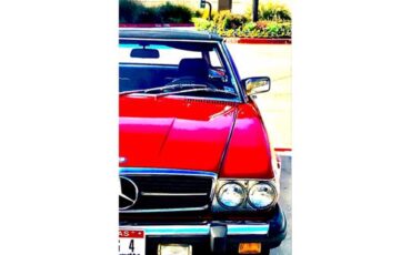 Mercedes-benz-380sl-1985-Red-Black-1