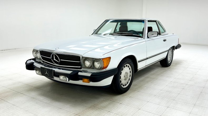 Mercedes-benz-560sl-1987-White-Burgundy-46