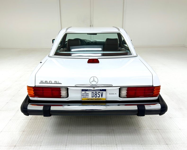 Mercedes-benz-560sl-1987-White-Burgundy-8