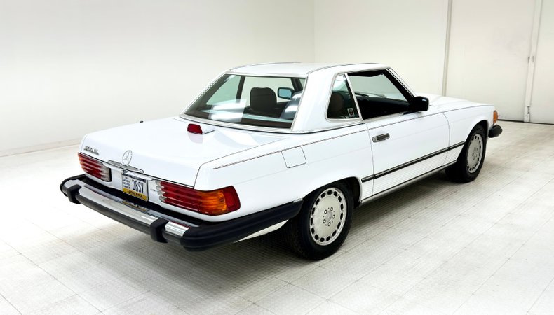 Mercedes-benz-560sl-1987-White-Burgundy-9