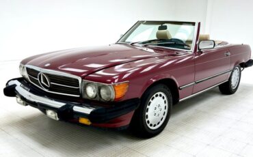 Mercedes-benz-560sl-1989-Garnet-Red-Cream-1