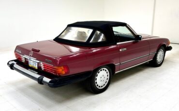 Mercedes-benz-560sl-1989-Garnet-Red-Cream-10