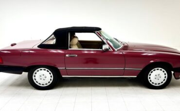 Mercedes-benz-560sl-1989-Garnet-Red-Cream-11