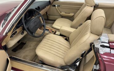 Mercedes-benz-560sl-1989-Garnet-Red-Cream-43