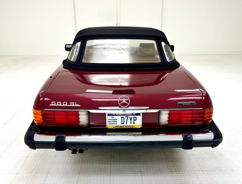 Mercedes-benz-560sl-1989-Garnet-Red-Cream-9