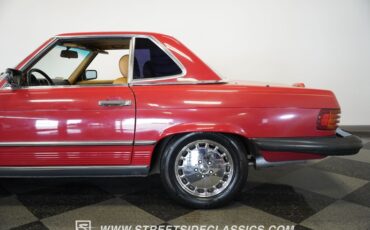 Mercedes-benz-560sl-1989-Signal-Red-Tan-1