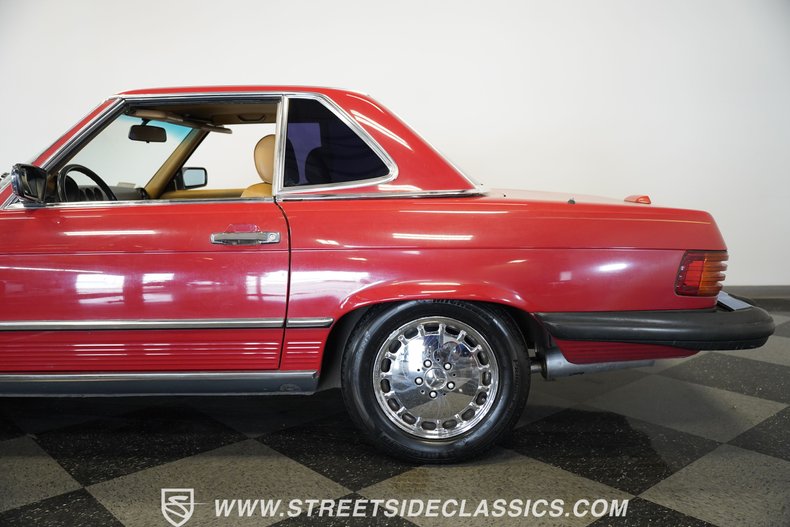 Mercedes-benz-560sl-1989-Signal-Red-Tan-1