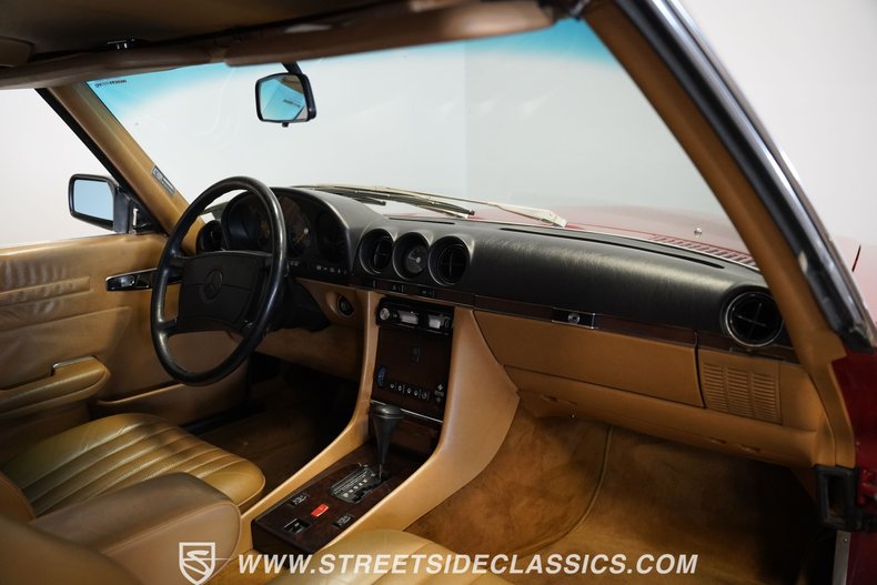 Mercedes-benz-560sl-1989-Signal-Red-Tan-14