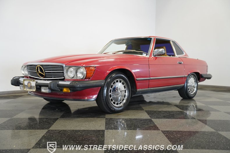 Mercedes-benz-560sl-1989-Signal-Red-Tan-22