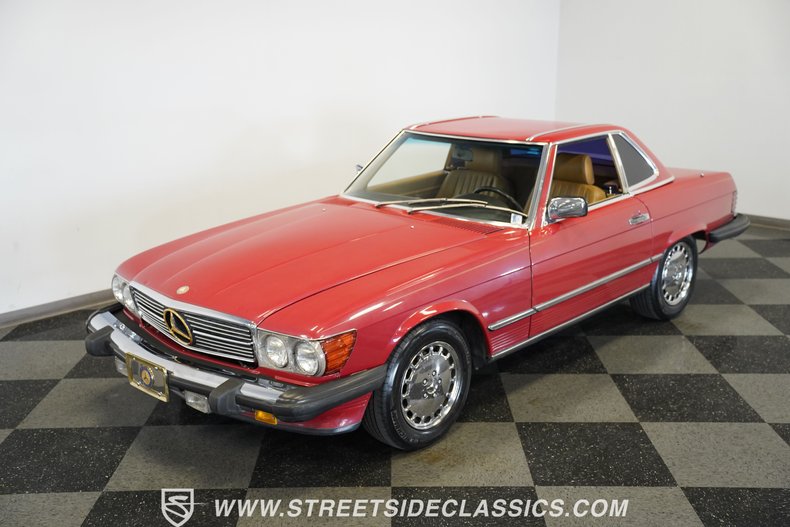 Mercedes-benz-560sl-1989-Signal-Red-Tan-23