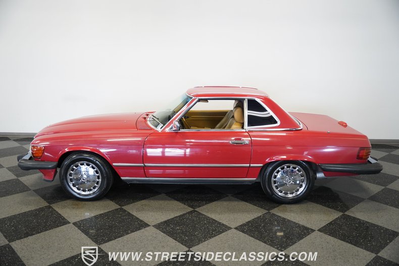 Mercedes-benz-560sl-1989-Signal-Red-Tan-24