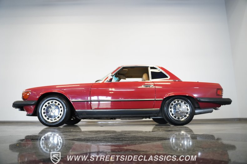Mercedes-benz-560sl-1989-Signal-Red-Tan-25