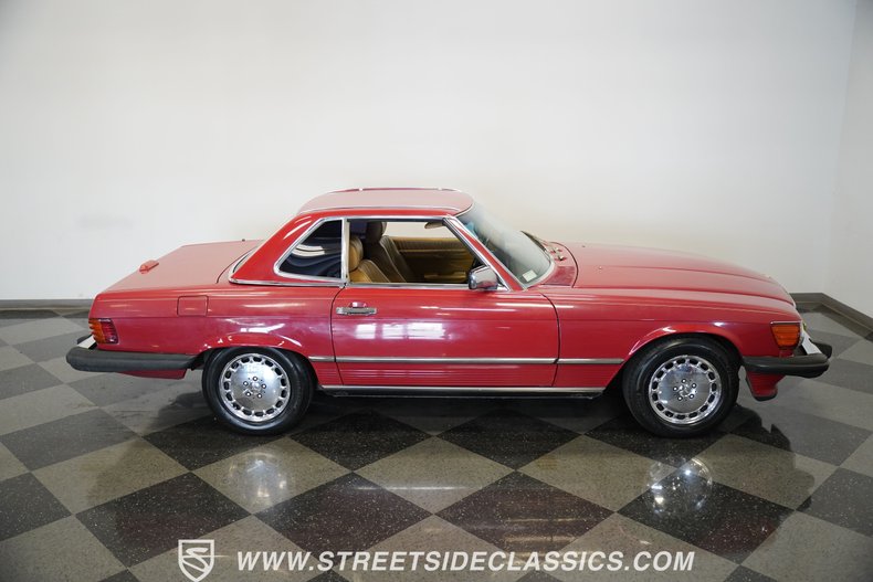 Mercedes-benz-560sl-1989-Signal-Red-Tan-32