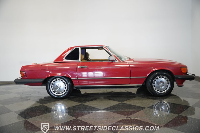 Mercedes-benz-560sl-1989-Signal-Red-Tan-33