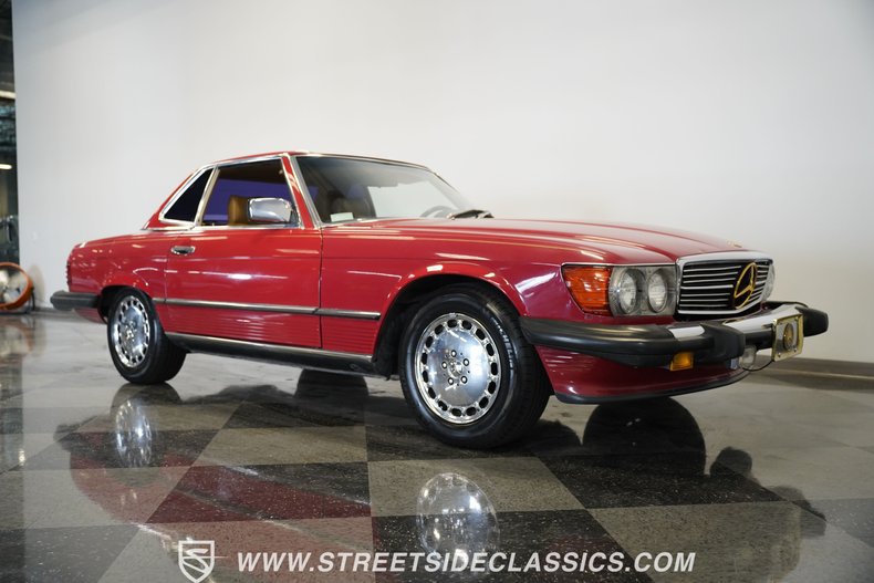 Mercedes-benz-560sl-1989-Signal-Red-Tan-36