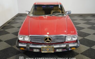 Mercedes-benz-560sl-1989-Signal-Red-Tan-39