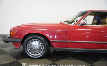 Mercedes-benz-560sl-1989-Signal-Red-Tan-41