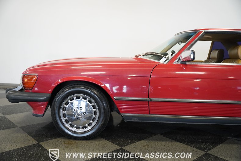 Mercedes-benz-560sl-1989-Signal-Red-Tan-41