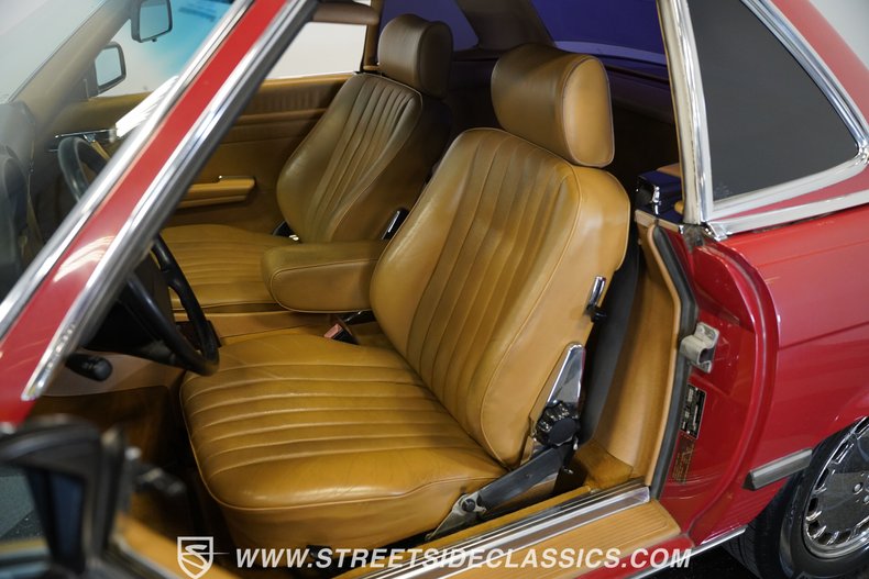 Mercedes-benz-560sl-1989-Signal-Red-Tan-46