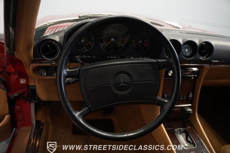 Mercedes-benz-560sl-1989-Signal-Red-Tan-48