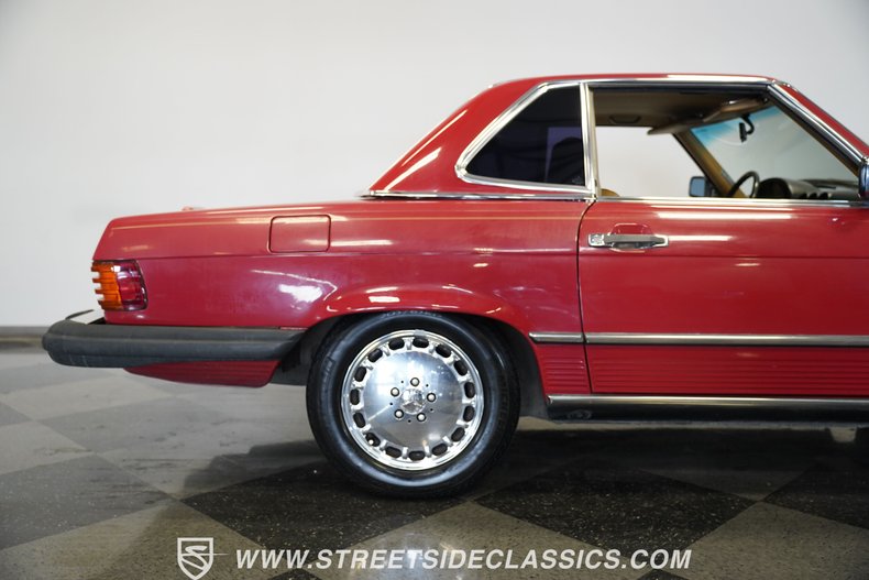 Mercedes-benz-560sl-1989-Signal-Red-Tan-5