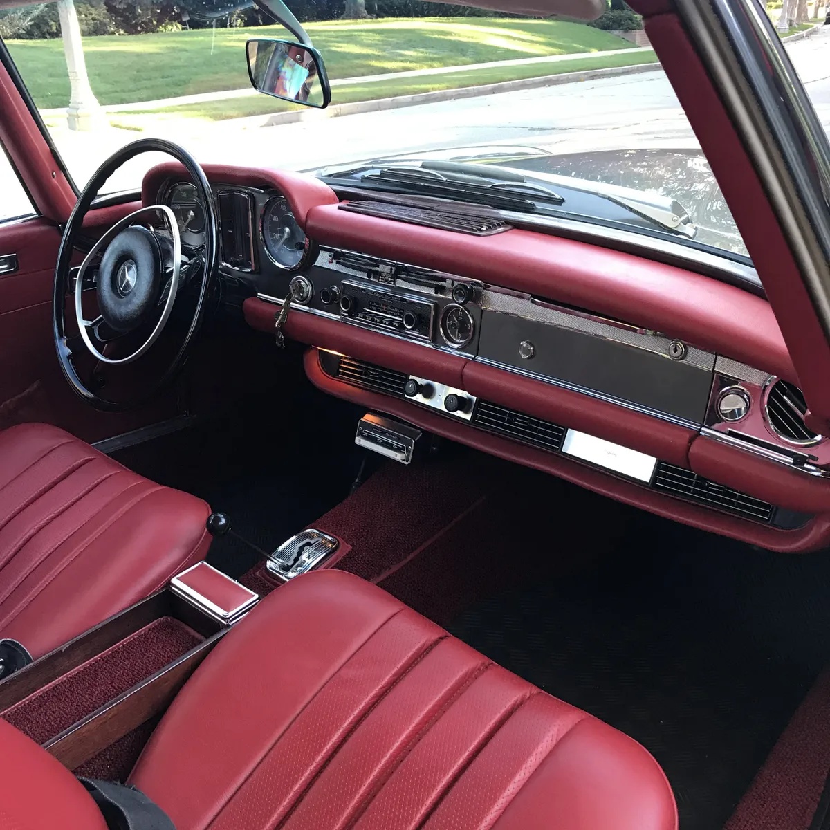 Mercedes-benz-Sl-class-1969-Anthracite-Grey-172-Red-Leather-299-4