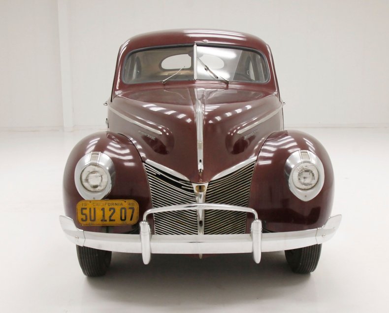 Mercury-Eight-1940-Maroon-Saddle-47