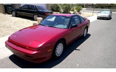 Nissan-240sx-1990-Bergundy-gray-1