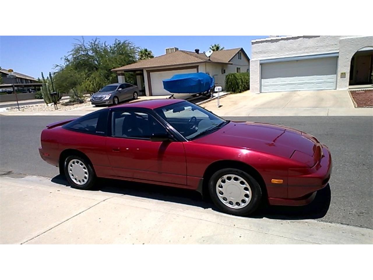 Nissan-240sx-1990-Bergundy-gray-2