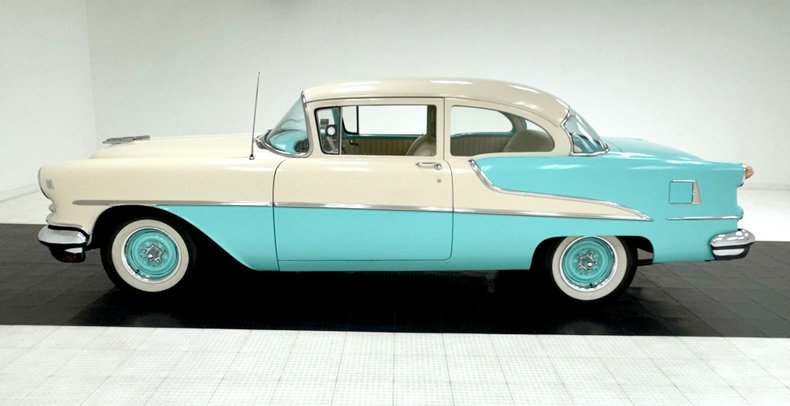 Oldsmobile-88-1955-Aqua-Beige-7