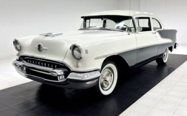 Oldsmobile-88-1955-Polar-White-Green-34