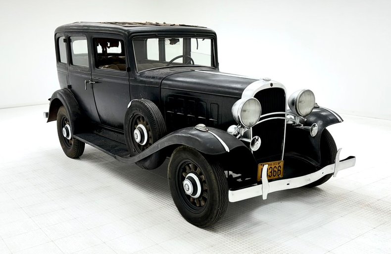 Oldsmobile-Other-1932-Black-Beige-5