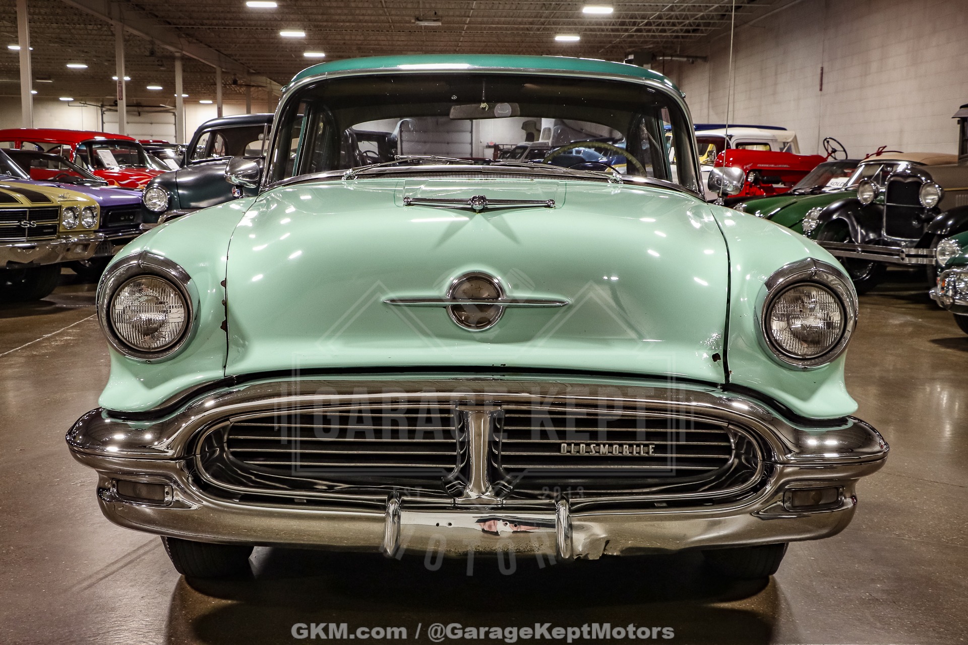Oldsmobile-Other-1956-Green-Green-11